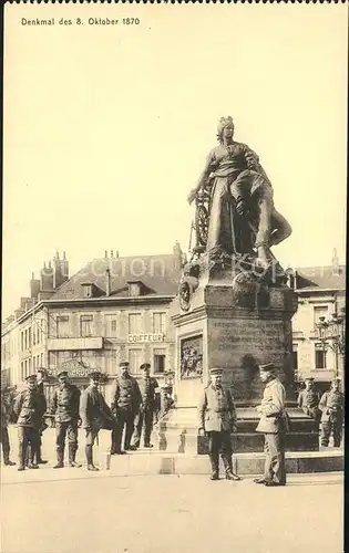 Saint Quentin Denkmal des 8. Oktober 1870 Kat. Saint Quentin