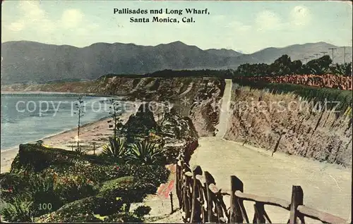 Santa Monica Pallisades and Long Wharf Beach Kat. Santa Monica