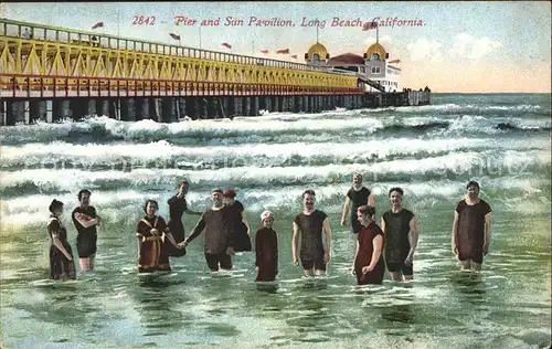 Long Beach California Pier and Sun Pavilion Kat. Long Beach