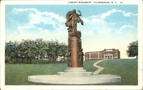 Ticonderoga Liberty Monument Kat. Ticonderoga