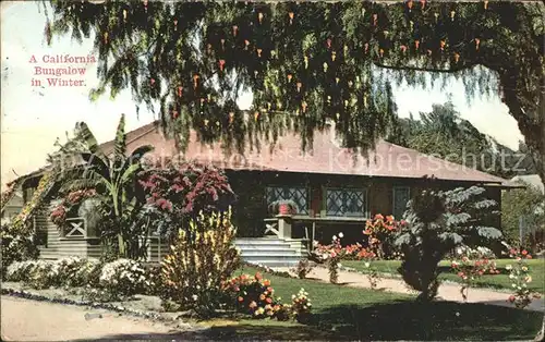 Santa Barbara California Bungalow in winter Kat. Santa Barbara