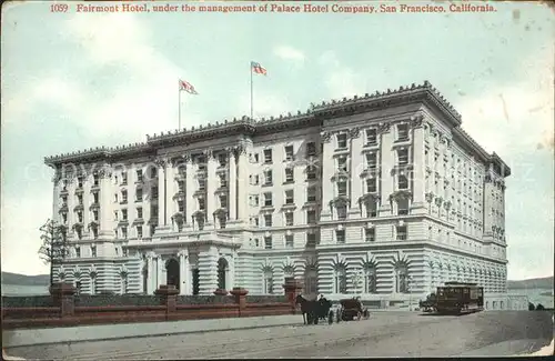 San Francisco California Fairmont Hotel Kat. San Francisco