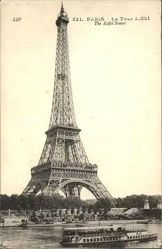 Eiffelturm La Tour Eiffel  Kat. Paris