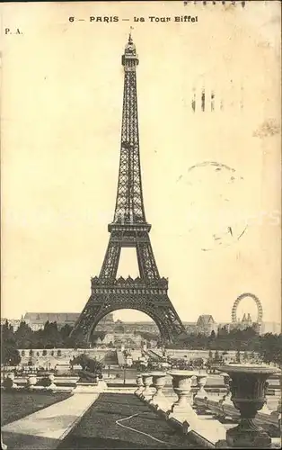 Eiffelturm La Tour Eiffel  Kat. Paris
