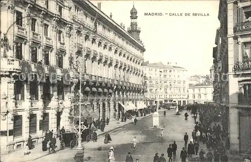 Madrid Spain Calle de Sevilla Kat. Madrid