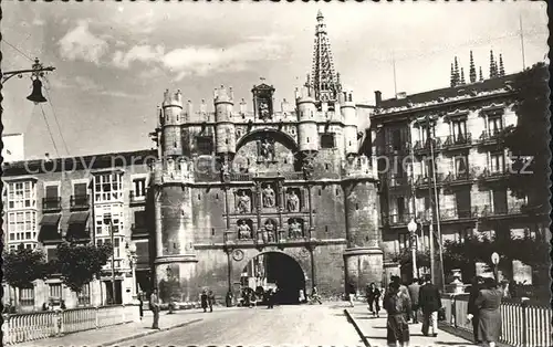 Burgos Arco y puente de Santa Maria Kat. Burgos