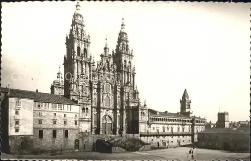 Santiago de Compostela Catedral Fachada del Obradoiro Kat. Santiago de Compostela