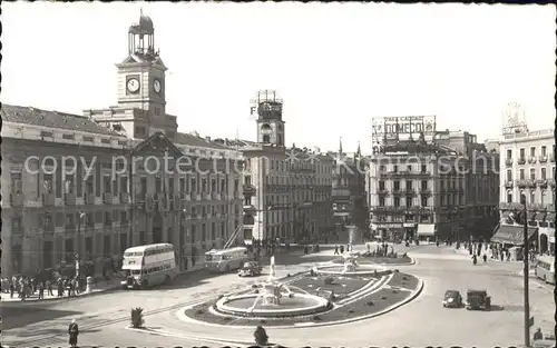 Madrid Spain Plaza Puerta del Sol Kat. Madrid