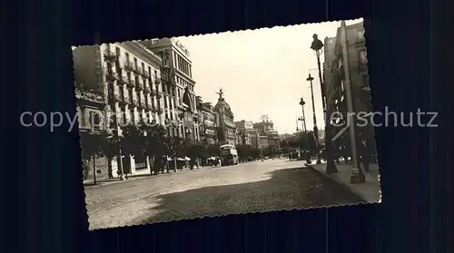 Madrid Spain Calle de Alcala Kat. Madrid