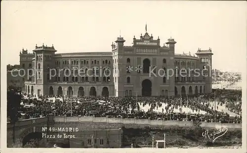 Madrid Spain Plaza de Toros Stierkampfarena Kat. Madrid