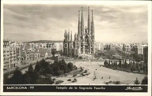Barcelona Cataluna Templo de la Sagrada Familia Kat. Barcelona