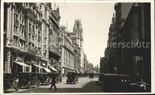 Madrid Spain Avenida del Conde Penalver y Palacio de la Telefonica Kat. Madrid