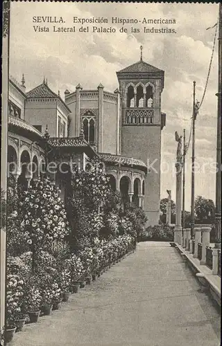 Sevilla Andalucia Exposicion Hispano Americana Palacio de las Industrias Kat. Sevilla 