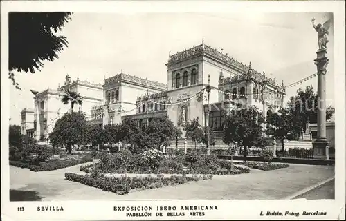 Sevilla Andalucia Exposicion Ibero Americana Pabellon de Bellas Artes Kat. Sevilla 