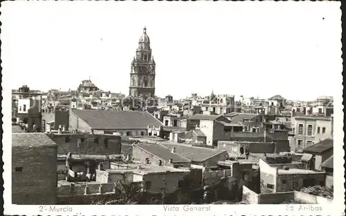 Murcia Vista general Torre de la Catedrale Kat. Murcia