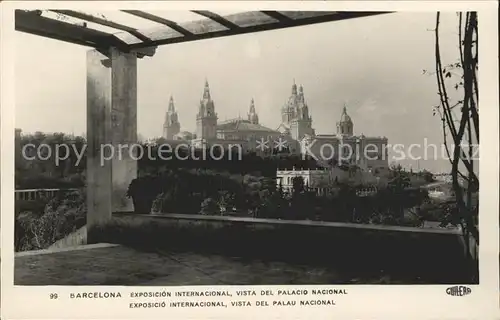 Barcelona Cataluna Exposicion Internacional Palacio Nacional Kat. Barcelona