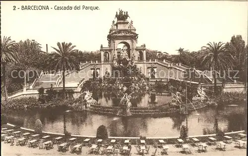 Barcelona Cataluna Cascada del Parque Kat. Barcelona