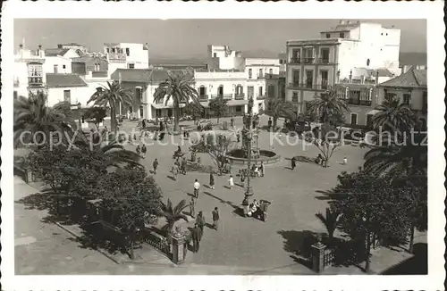 Algeciras Andalucia Plaza del Generalisimo Monumento Kat. Algeciras