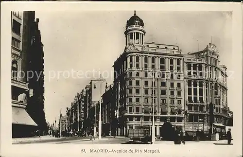 Madrid Spain Avenida de Pi y Margall Kat. Madrid