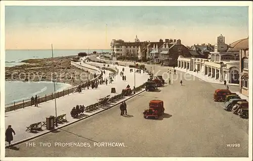 Porthcawl The two Promenades Kat. Bridgend