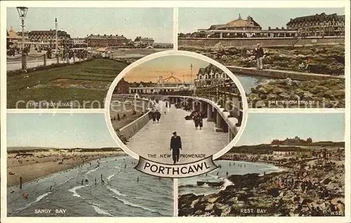 Porthcawl Promenade Sandy Bay Rest Bay Kat. Bridgend