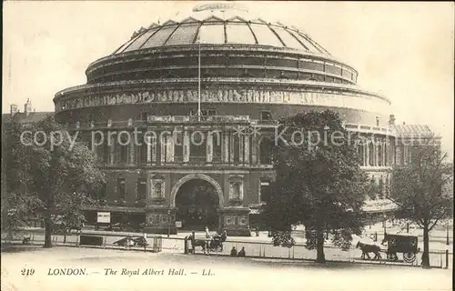 London Royal Albert Hall Kat. City of London
