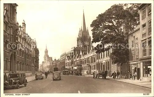 Oxford Oxfordshire High Street / Oxford /Oxfordshire