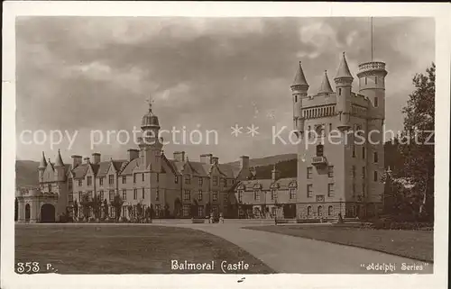 Aberdeenshire Balmoral Castle Adelphi Series Kat. Aberdeenshire