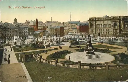 Liverpool St John s Gardens Monument Kat. Liverpool
