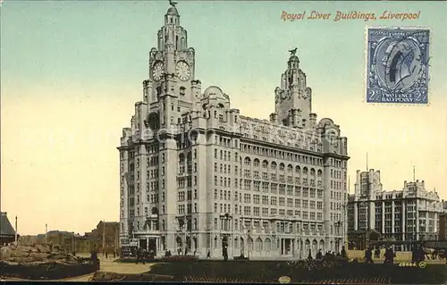 Liverpool Royal Liver Buildings Kat. Liverpool