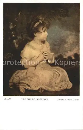 London The Age of Innocence Painting by Reynolds London National Gallery Kat. City of London