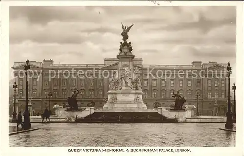 London Queen Victoria Memorial and Buckingham Palace Kat. City of London