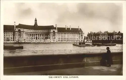 London County Hall Thames Schlepper Kat. City of London