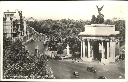 London Wellington Arch and Piccadilly Kat. City of London