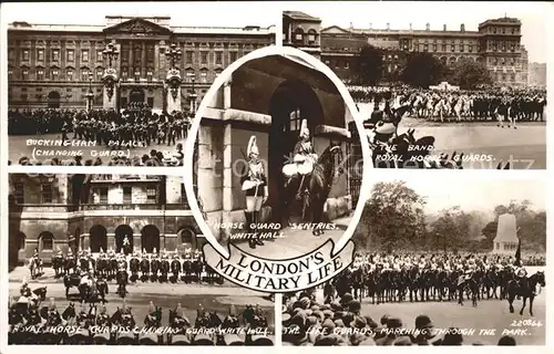 London Military Life Buckingham Palace Royal Horse Guards Valentine s Post Card Kat. City of London