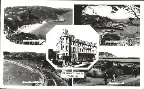 Torquay Torbay Oddicombe Beach Harbour Vane Hill Torre Abbey Sands Gardens Derwent Hotel Kat. Torbay