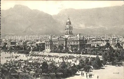 Cape Town Kaapstad Kapstadt Grand Parade and City Hall Mountains Valentines Series Kat. Cape Town
