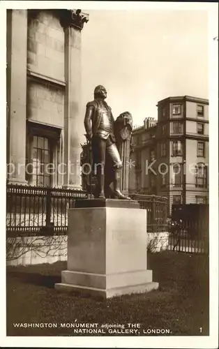 London Washington Monument National Gallery Kat. City of London