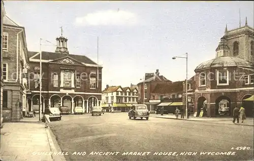 Wycombe Wycombe Guildhall Ancient Market House Valentine s Post Card Kat. Wycombe
