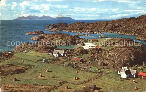 Ardnamurchan & Morvern Island of Eigg and Rhum from Ardtoe Kat. Lochaber