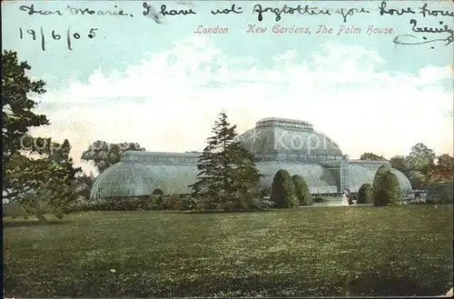 London Kew Gardens Palm House Kat. City of London