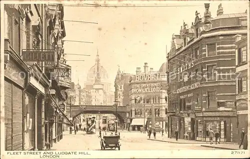 London Fleet Street and Ludgate Hill Kat. City of London