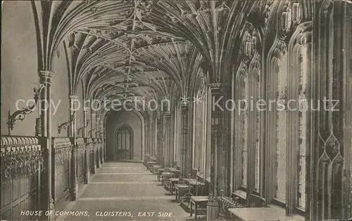 London House of Commons Cloisters Kat. City of London