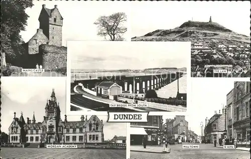 Dundee City Mains Castle The Law Morgan Academy Hill Town Tay Bridge Kat. Dundee City