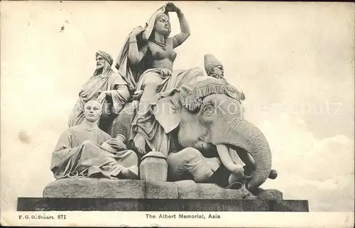 London Albert Memorial Asia by John Henry Foley Kat. City of London
