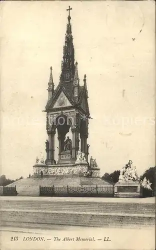 London Albert Memorial Kat. City of London