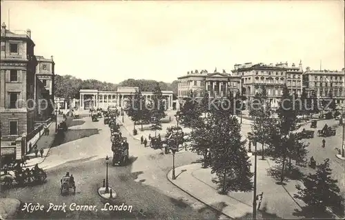 London Hyde Park Corner Kat. City of London