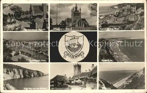 Isle of Wight UK Old Village Shanklin Whippingham Church Ventnor Ryde Esplanade Alum Bay Needle Coast Sandown / Isle of Wight /Isle of Wight