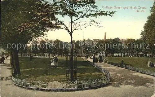 Bristol UK College Green and High Cross / Bristol, City of /Bristol, City of