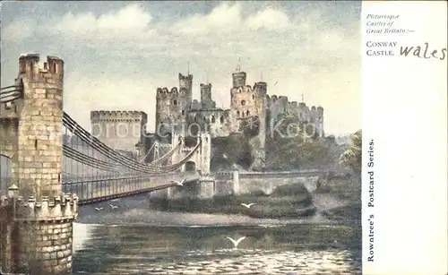 Conwy Conway Castle Bridge Kat. Conwy